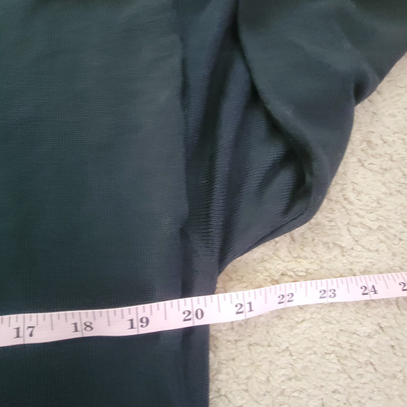 JHanes Barnes Mens L Silk Mock Neck Pullover Sweater Black - Picture 5 of 9